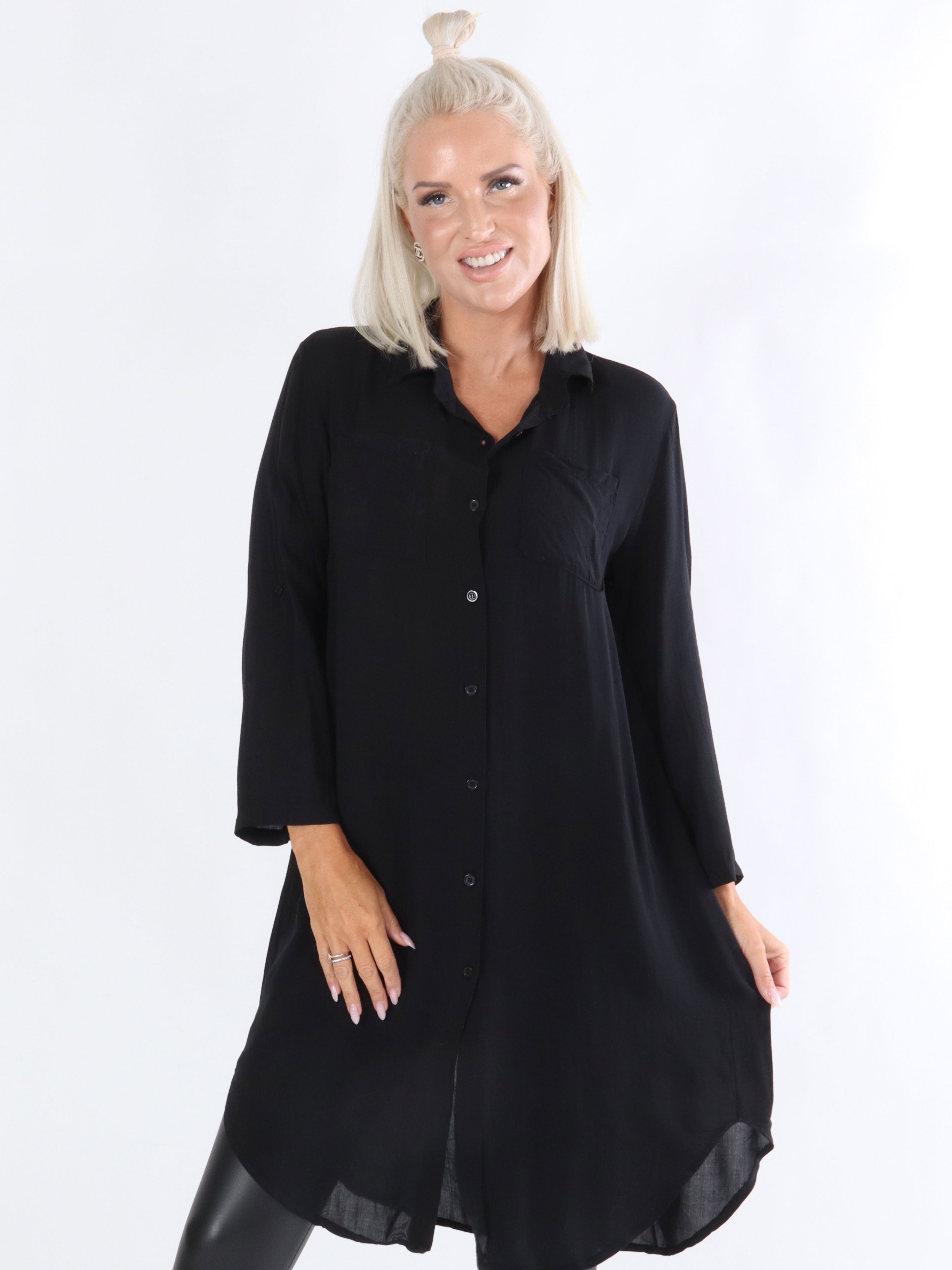 Franci - Simpel lang skjorte